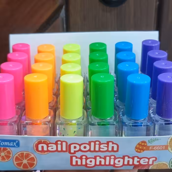 ماژیک هایلایتر طرح لاک پاستیلی