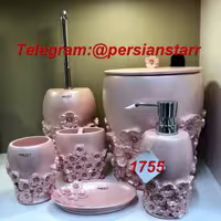 سرویس بهداشتی کنتراست 6 پارچه رزین1755
