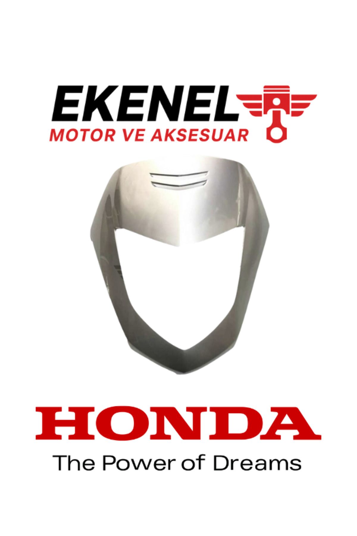 لوازم یدکی موتورسیکلت خاکستری قاب چراغ جلو را می کند | قطعات اصلی Honda