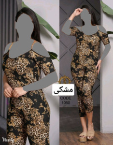 ست تاپ شلوارک زنجیری