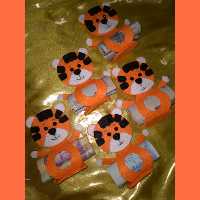 گیفت هدیه سال نو مدل ببر مجموعه 5 عددی