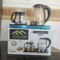 چای ساز کنار همی شیشه ای 