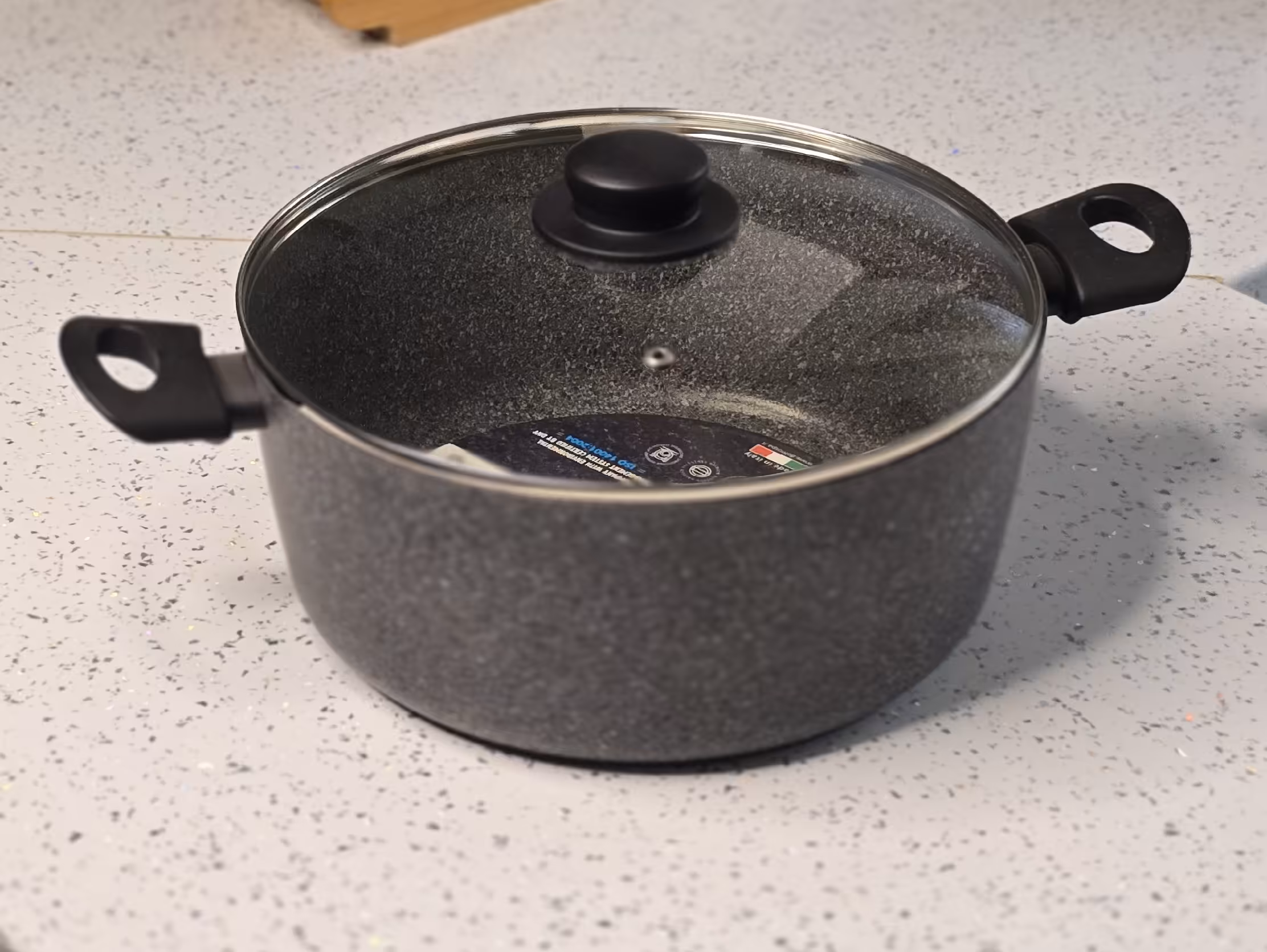 قابلمه 28 سانت دومو مدل نیوگرانیت domo new granit 28cm pot