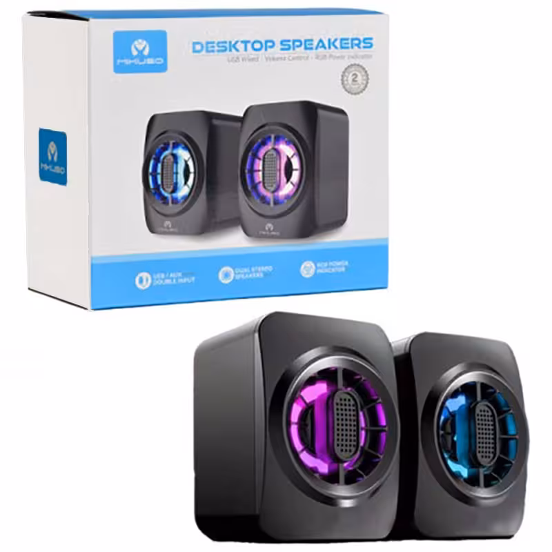 اسپیکر 2 تکه RGB دار میکوسو Mikuso SPK-054