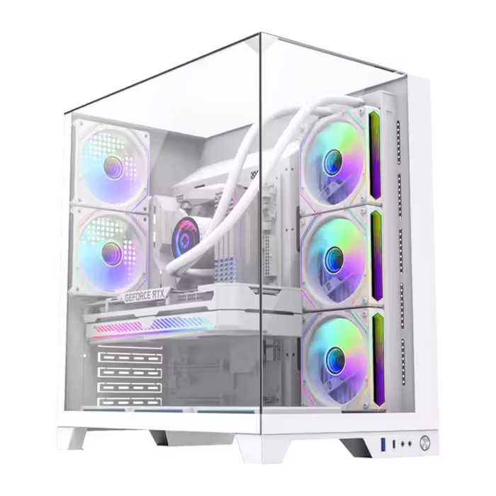 خرید کیس گیمینگ گیم مکس GAMEMAX Infinity Plus White | فروشگاه گیمینگ تکاف