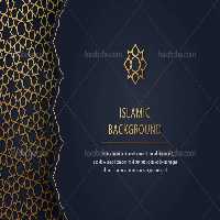 وکتور بکگراند هندسی طلایی | گرافیک با طعم تربچه