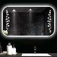 اینه بک لایت پدیده پلاس سایز 60در 40 مدل توپک