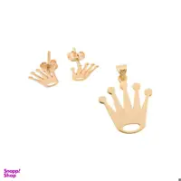 نیم ست طلا 18 عیار سپیده گالری مدل SH0021