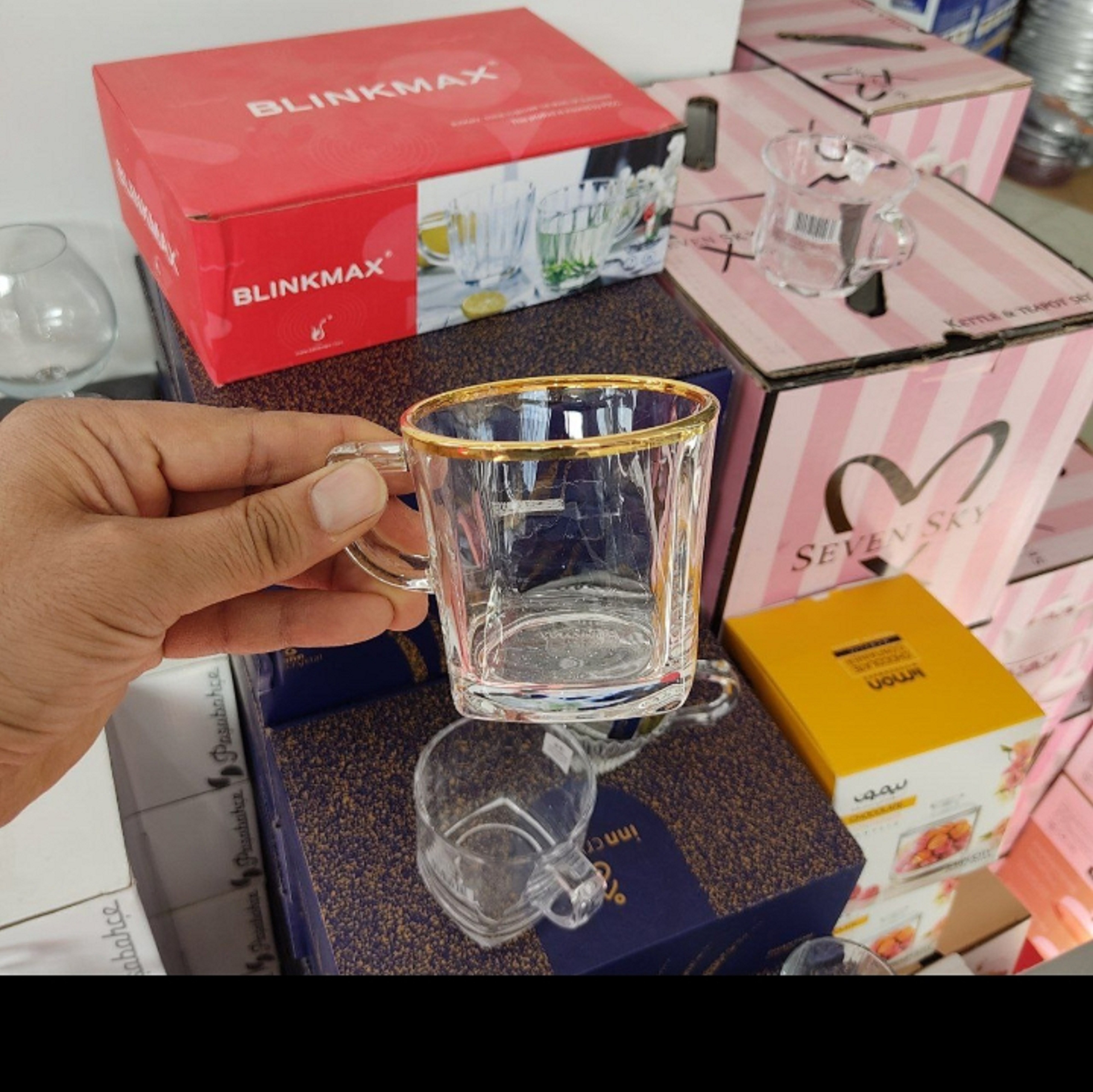 فنجان 89 کار کوتاه خط طلا