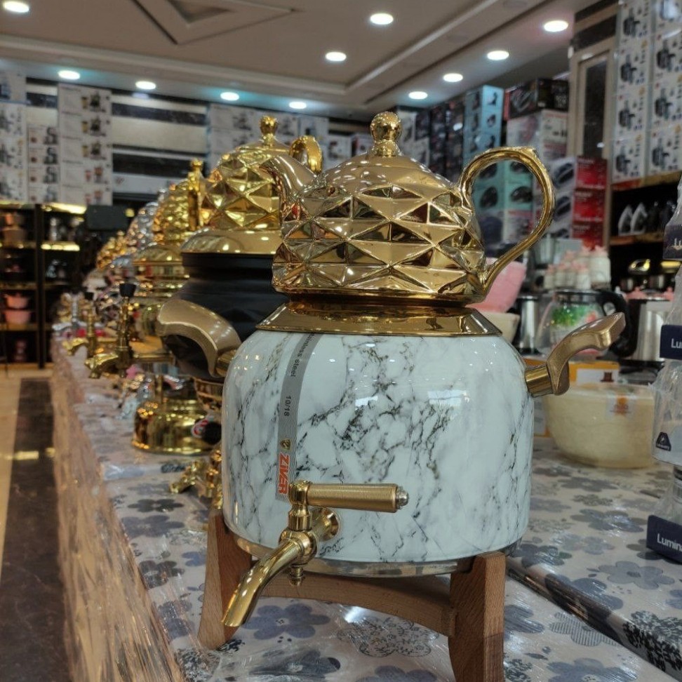 کتری قوری طرح سنگی