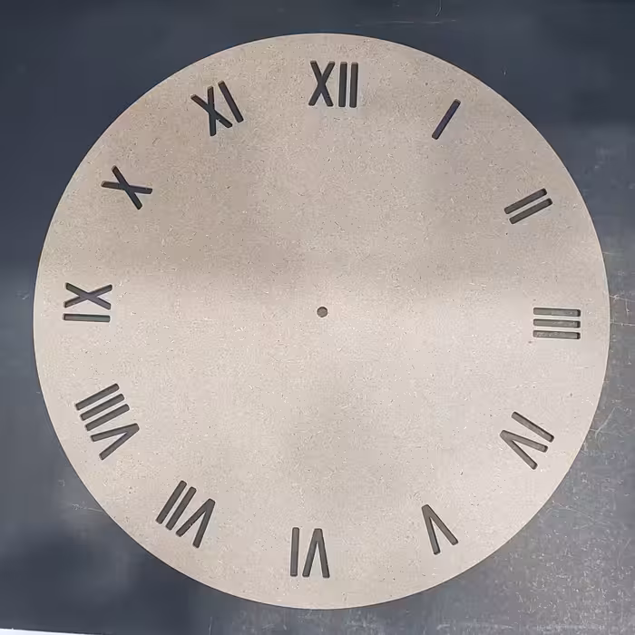 برد ساعت چوبی نشانه دار 1عداد یونانی کد 03