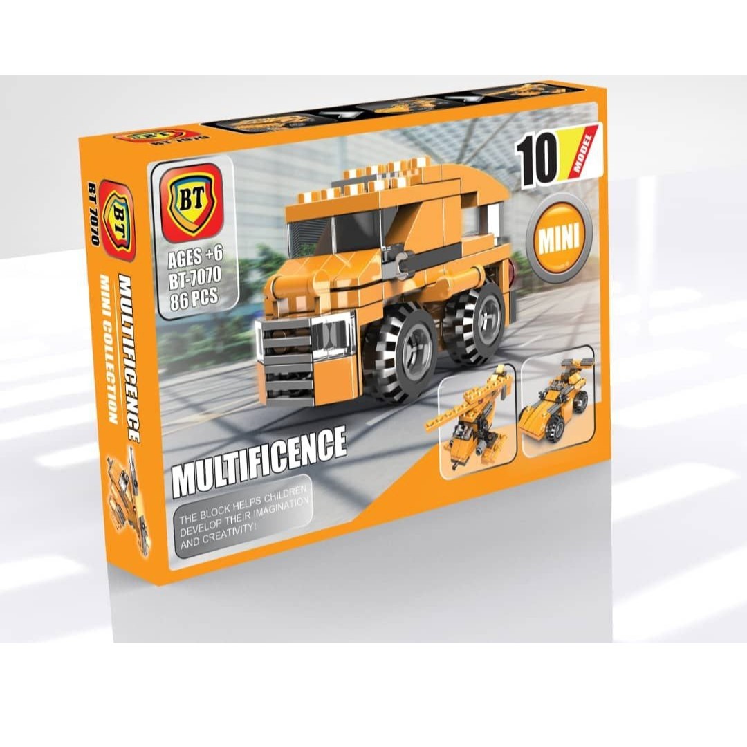 لگو 10مدل ساخت مختلف 86 قطعه ای