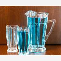 پارچ و لیوان  کریستال استیج چین