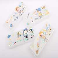 جامدادی کتابی شفاف 2 طرفه طرح دار پسرانه