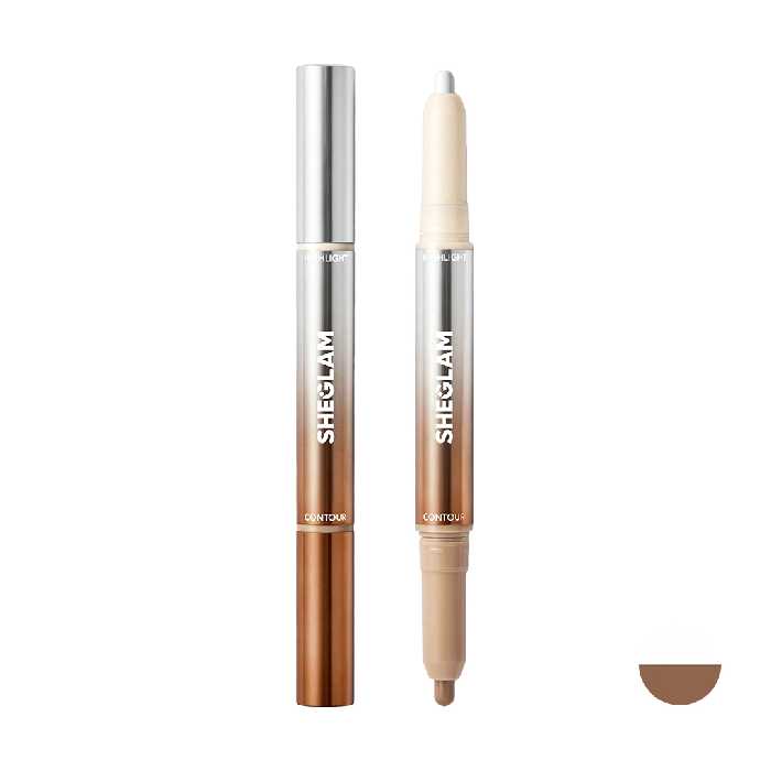 قیمت و خرید کانتور و هایلایتر قلمی بینی شیگلم مدل Fine Line 2IN1 رنگ Buff ⚡ اصل