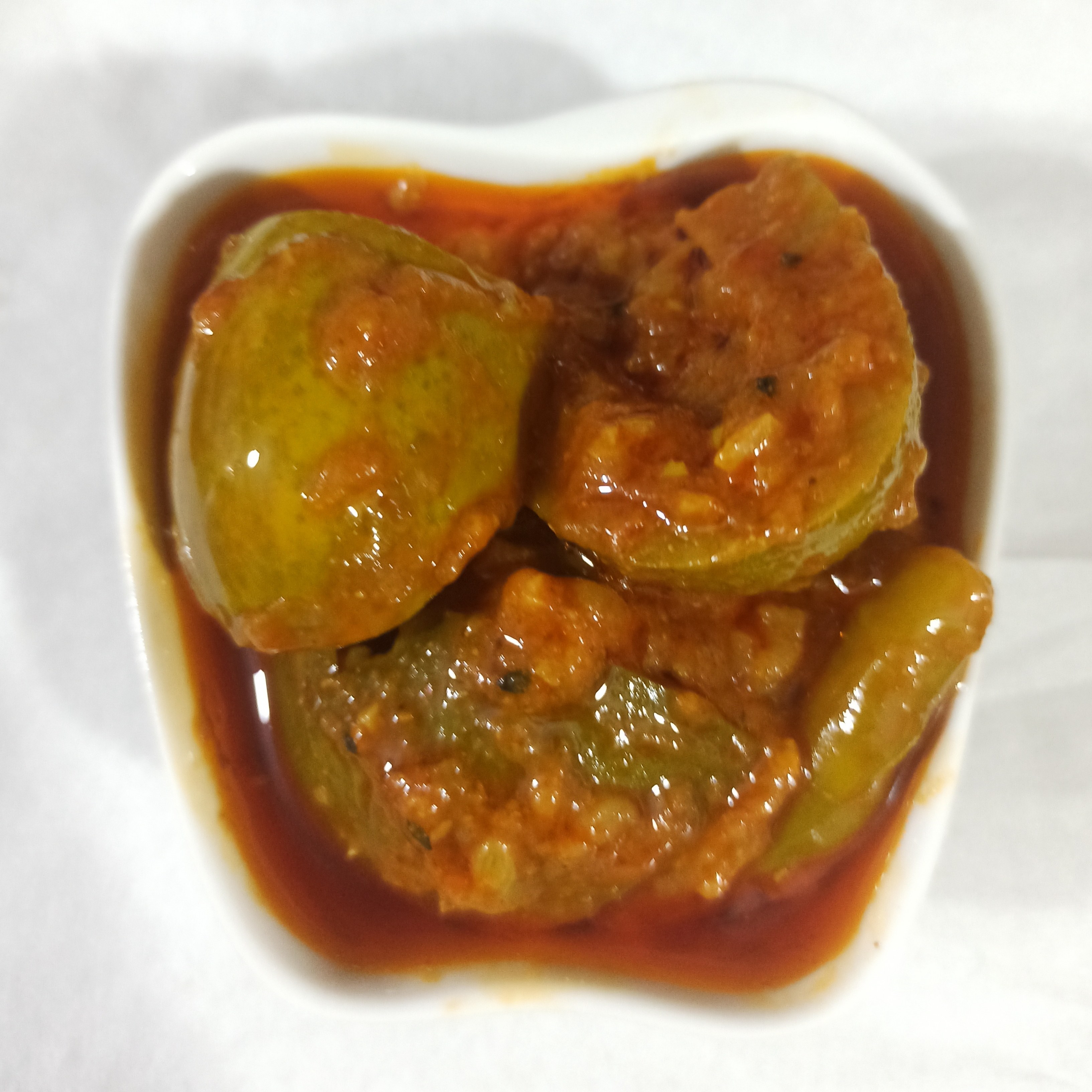 ترشی انبه با ادویه ی اماراتی و سس مخصوص