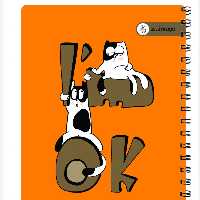 دفتر زبان 80برگ زیماژ کد 13201Zimage

