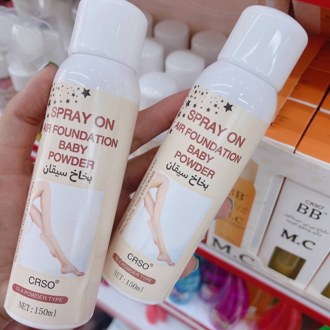 اسپری کرم پودر بدن 