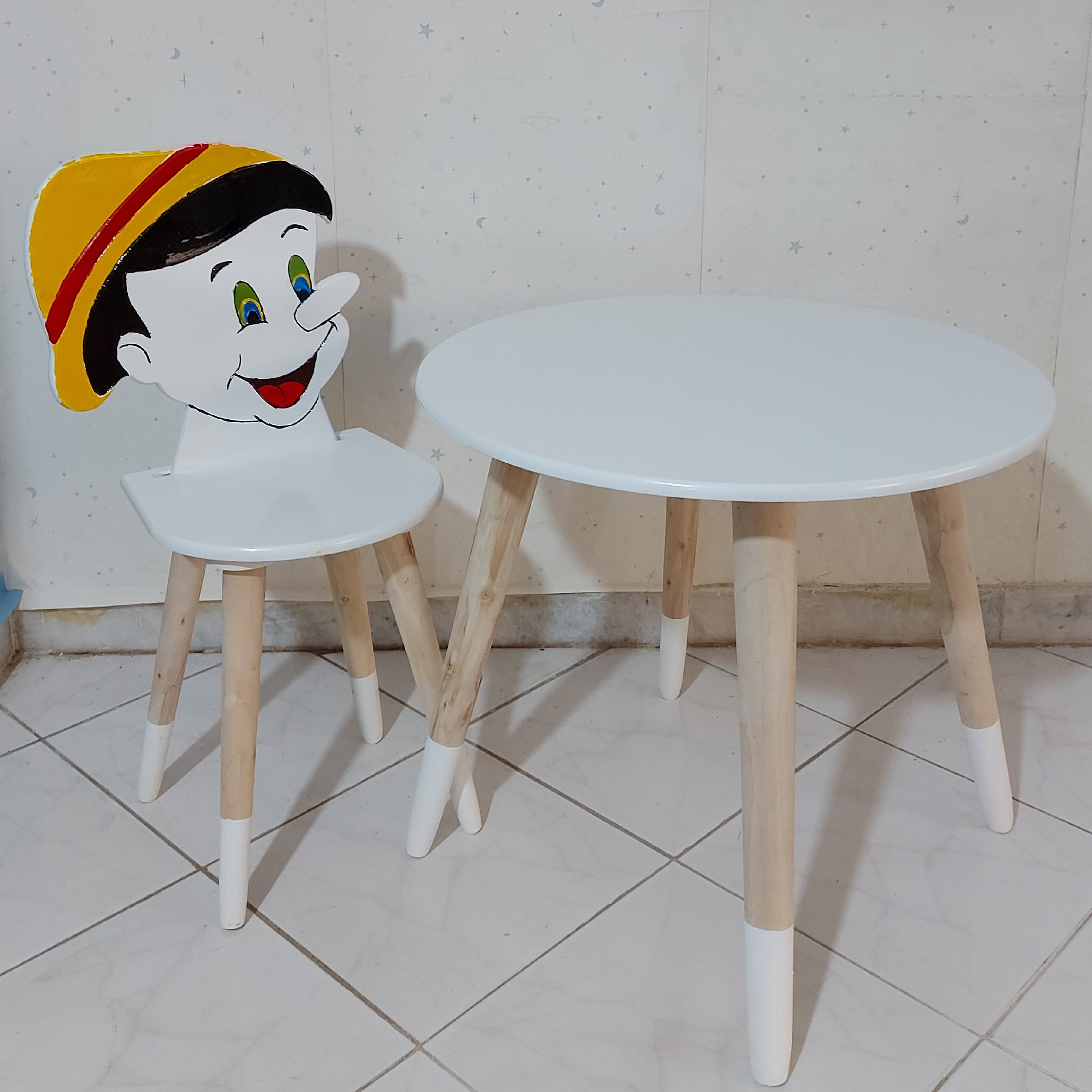 میز و صندلی کودک مدل پینوکیو