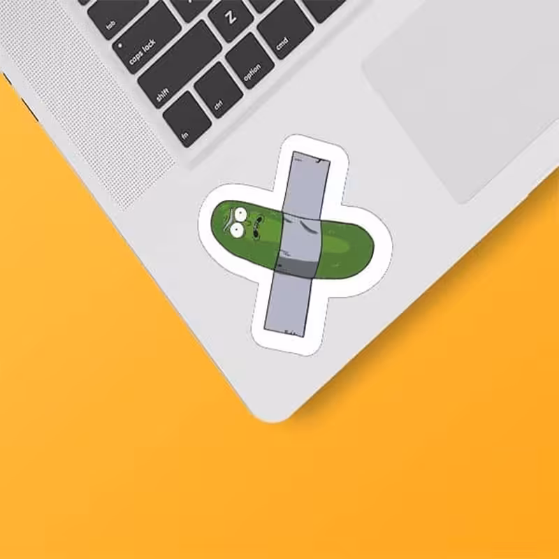 استکیر(برچسب) لپتاپ-طرح Rick Morty-کد621-سفارشی