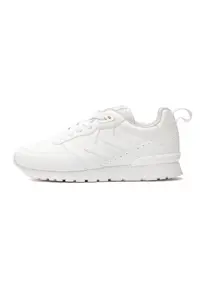 کفش دو و تمرین سفید مردانه زنانه 900334 9001 Monaco 86 Pu یونیسکس Daily ورزشی hummel