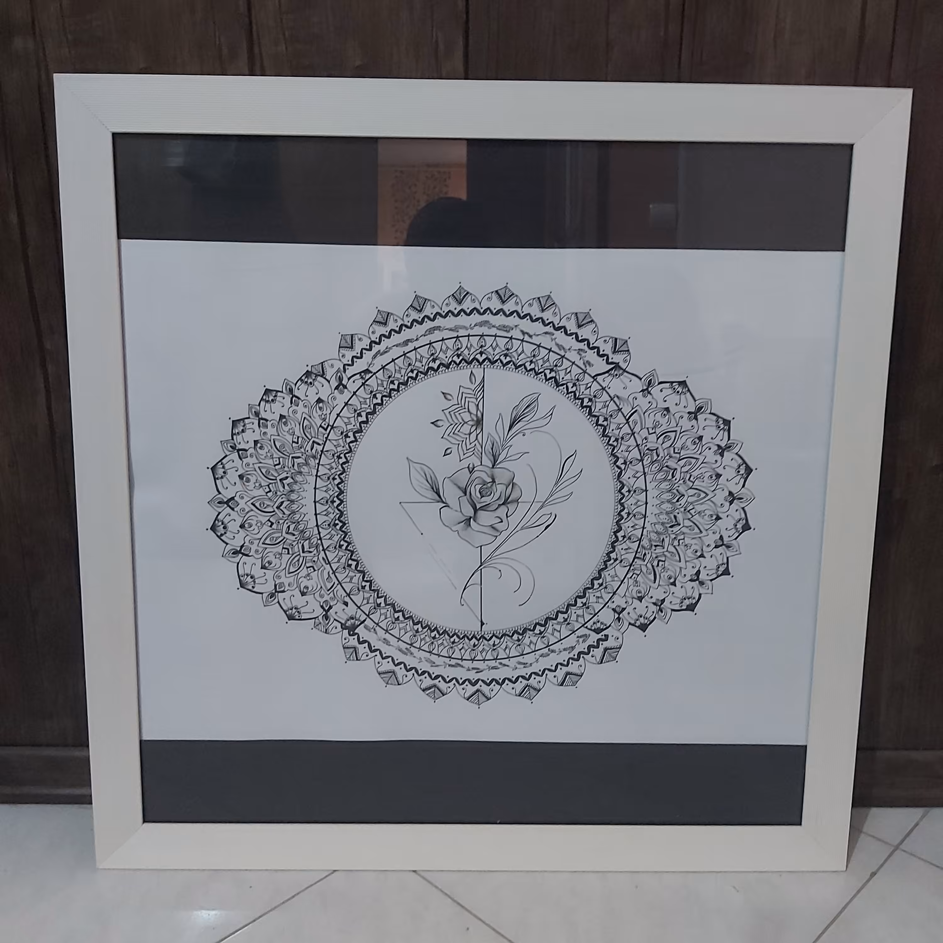 تابلو ماندالا اثر استاد فاطمه لطیفی