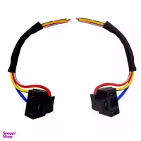 سوکت سه فیش چراغ جلو خودرو ای ام مدل poly6 بسته 2 عددی