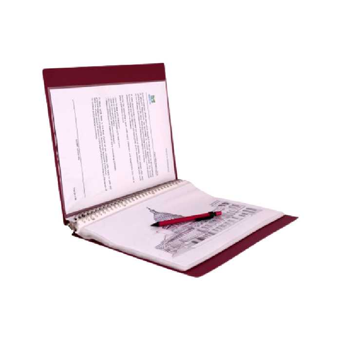 کلربوک کلاسوری 50 برگ قفل فلزی پاپکو A4-50