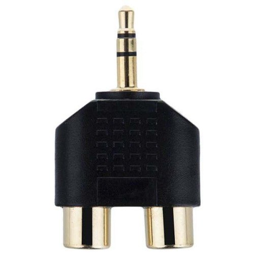 تبدیل 1 به 2 RCA جک 3.5 میلی متری مدل HQP 
