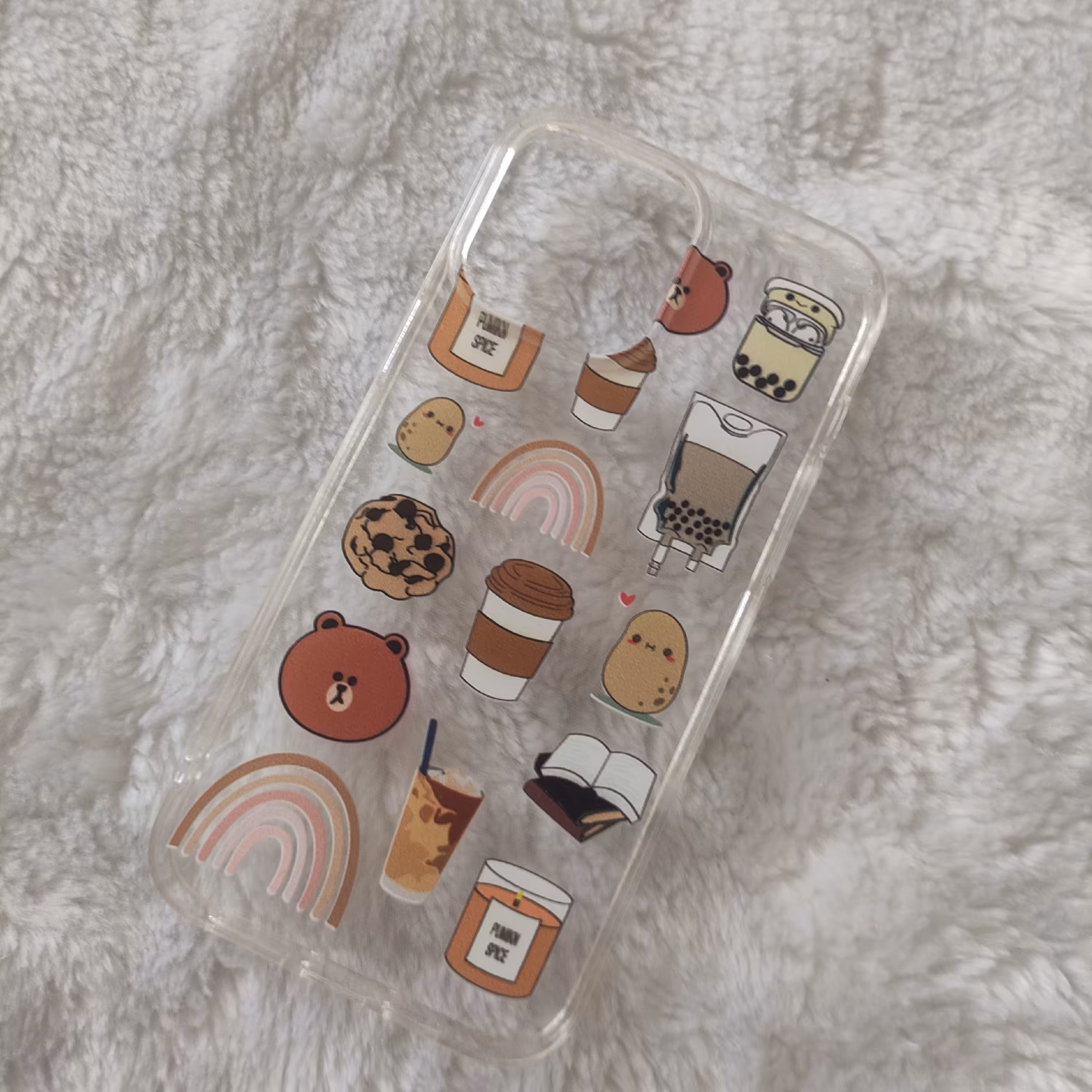 قاب موبایل طرحدار با طرح خرس و عسل