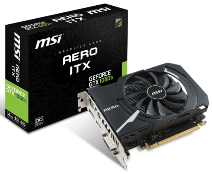 کارت گرافیک ام اس آی مدل جی تی ایکس 1050 تی آی آئرو آی تی ایکس با حافظه 4 گیگابایت