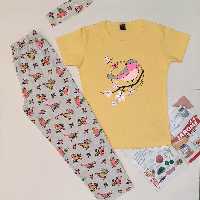 ست تیشرت و شلوار  پرنده