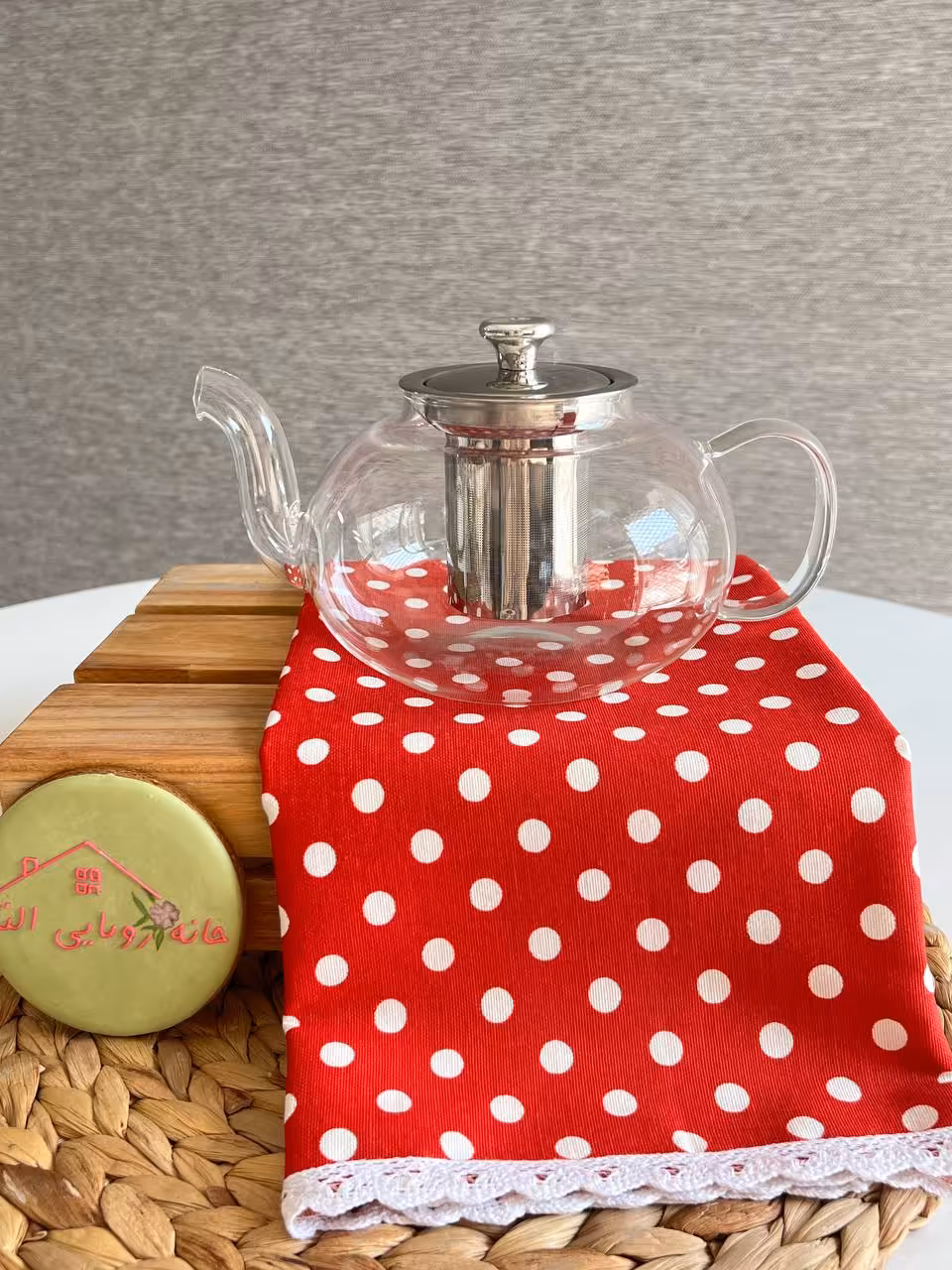 قوری پیرکس صافی استیل- 1000 میل