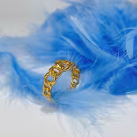 انگشترکارتیر،برندYSX،رنگ ثابت،ضدحساسیت،باکیفیت عالی 