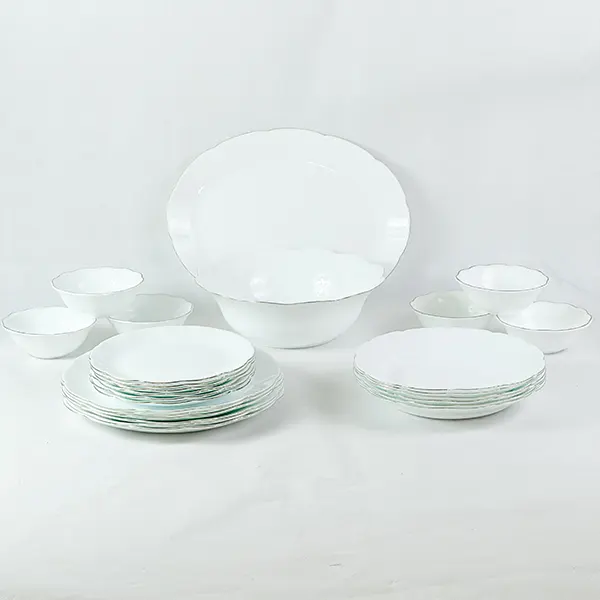 سرویس 26 پارچه آرکوپال نیلوفری لب طلا