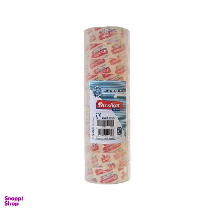 چسب نواری پارسیکار مدل JM3643 عرض 1.5 سانتی متر بسته 10 عددی