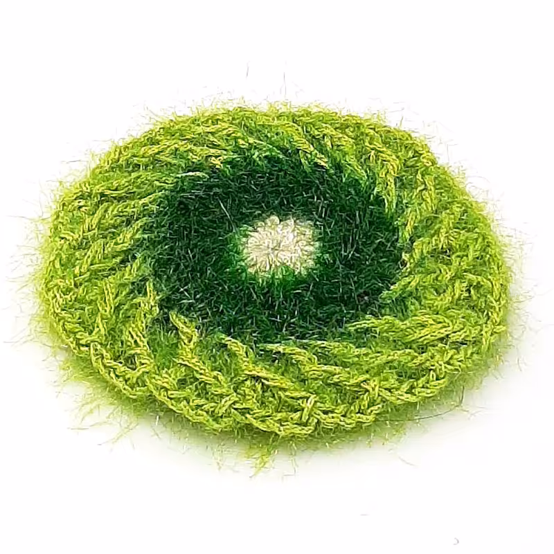 خرید اسکاچ ظرفشویی بافتنی طرح گل