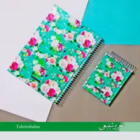 ست دفتر و دفتر یادداشت یک مدل با طرح و نقش های متفاوت
