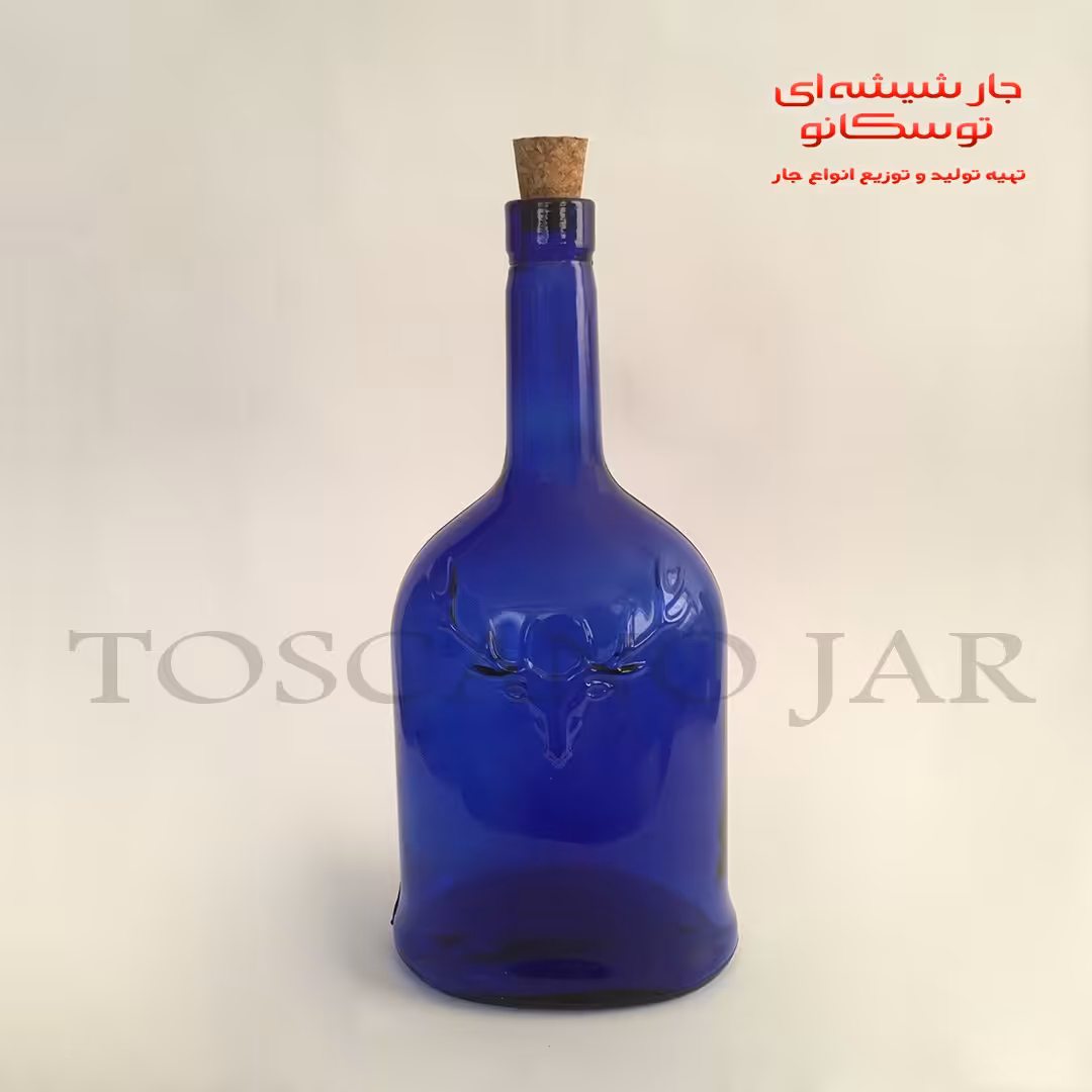 شیشه آبی کبالتی