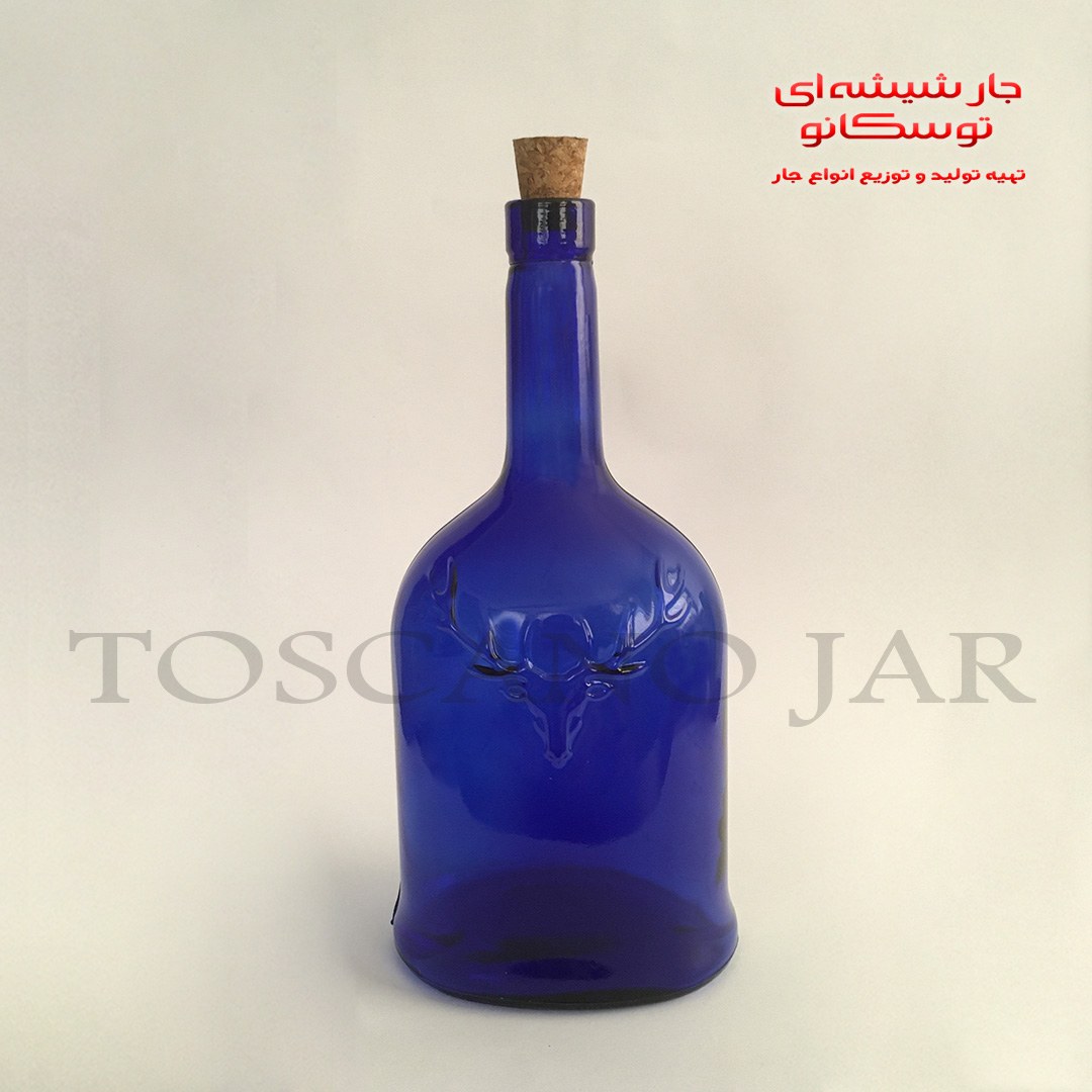 شیشه آبی کبالتی