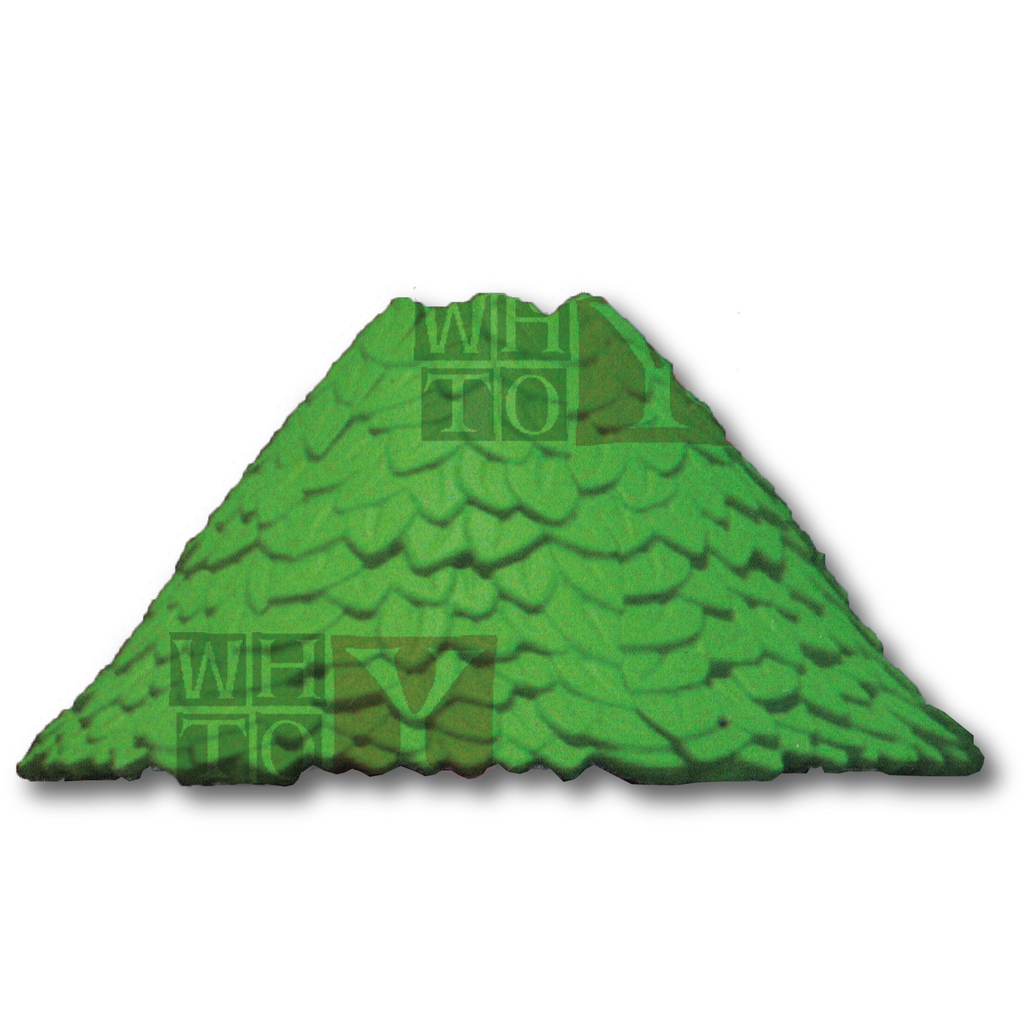 سقف برگی 6ضلعی وزن 90 کیلوگرم ( کد محصول W415)( قطعات پلی اتیلن)