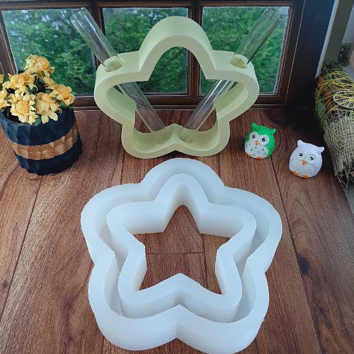 قالب سیلیکونی گلجا ستاره دو سوراخه 16 سانتی