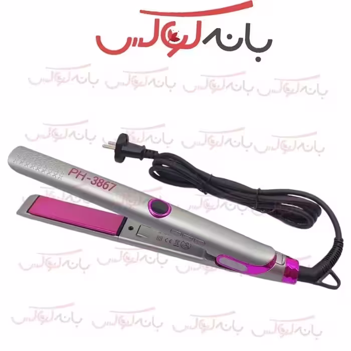 اتو مو کراتین فیلیپس مدل PH-3867 لبه باریک 950 درجه فارنهایت