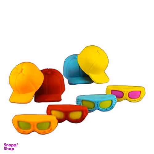 پاک کن مدل کلاه و عینک فانتزی