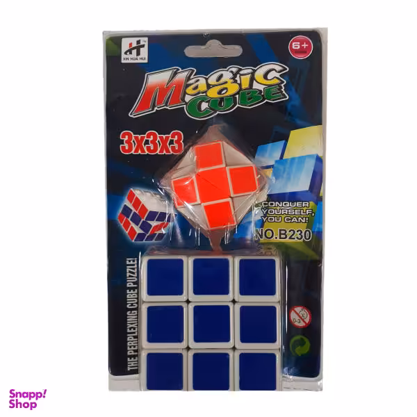 بازی فکری مدل Magic cube کد B-230 مجموعه 2 عددی