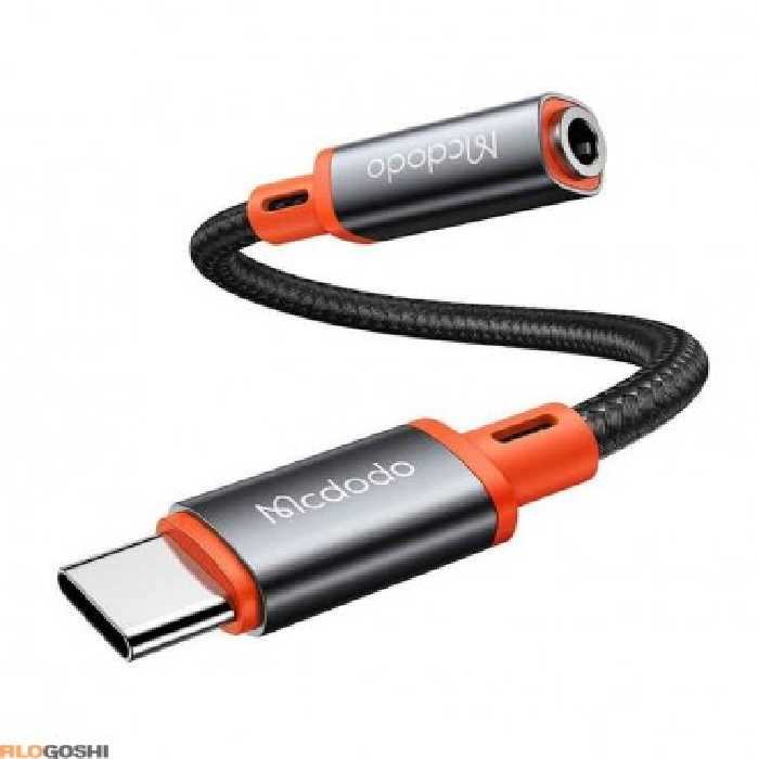 کابل تبدیل تایپ سی به AUX (جک 3.5 میلیمتری) مک دودو CA-7561 McDoDo Audio Cable Type-C To DC 3.5