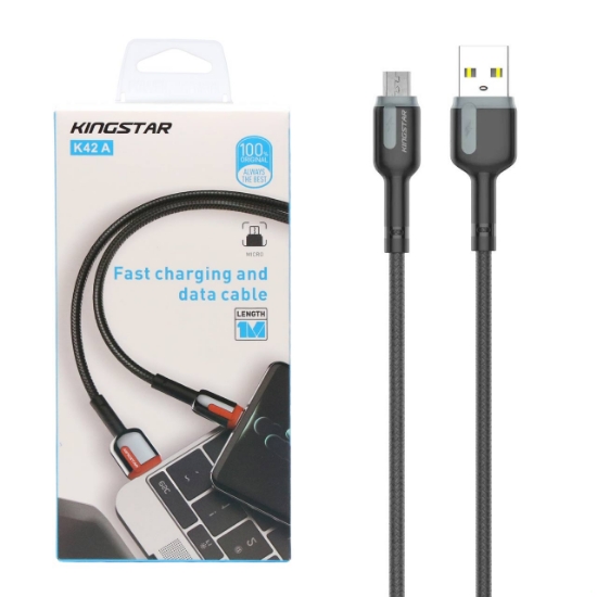 کابل تبدیل USB به لایتنینگ کینگ استار مدل K42A