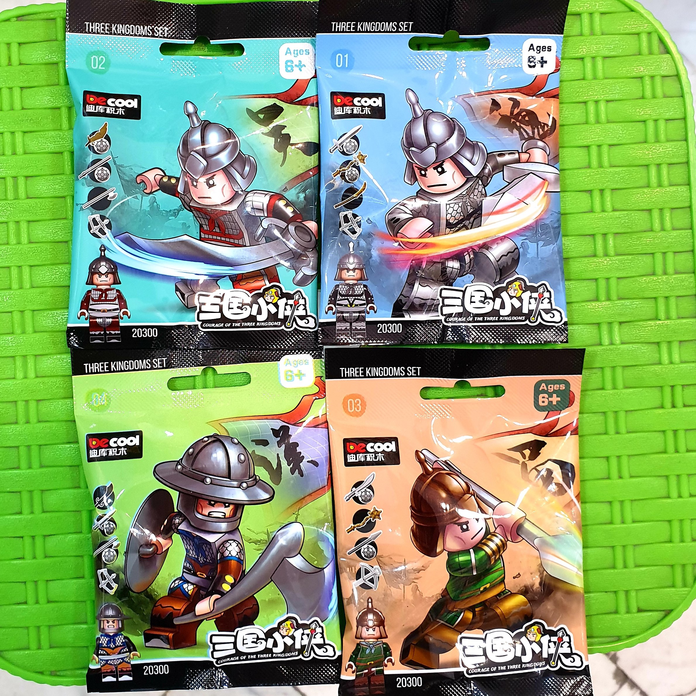 لگو سرباز بسته 4 عددی ارسال رایگان DECOOL