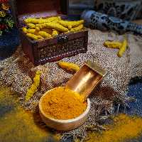 پودر زردچوبه چارمنار 500گرمی پاکتی غرفه چاشنی و ادویه برگ سبز