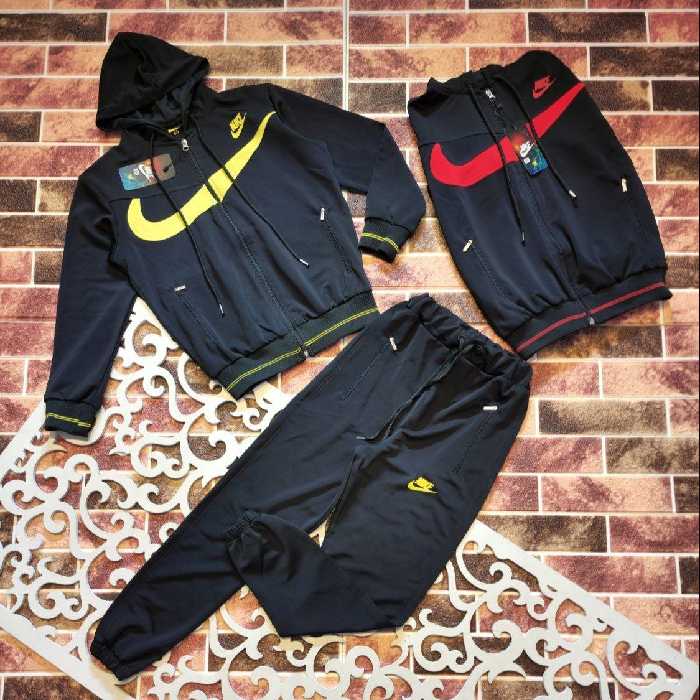 ست ورزشی اسپورت جنس اسپان دورس دو رنگ قرمز و زرد مناسب حدود سنی 8 تا 17 سال 